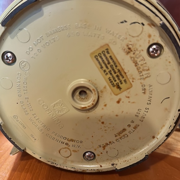 Vintage Corningware Percolator - Picture 3 of 4